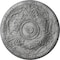 Ekena Millwork Amelia Ceiling Medallion (Fits Canopies up to 4 1/8"), 15 3/4"OD x 5/8"P, Ultra Pure White Crackle CM16AMUWC - alternate 1